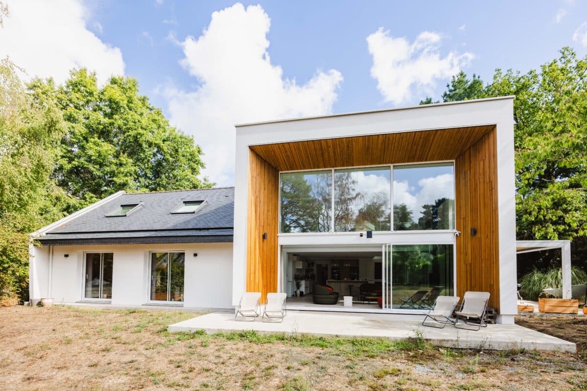 Baies coulissantes aluminium blanc
